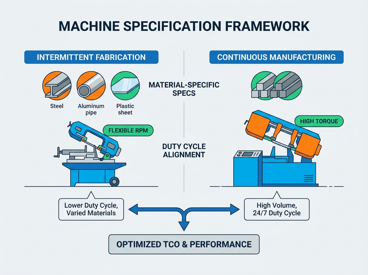 Saw Blade Machine structural components